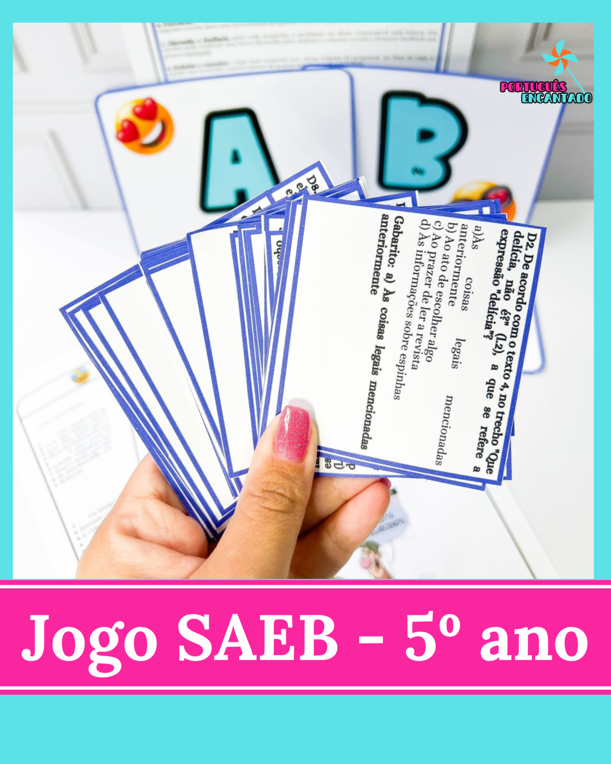 Jogo SAEB – 5º ano – Língua Portuguesa – Loja – Português Encantado