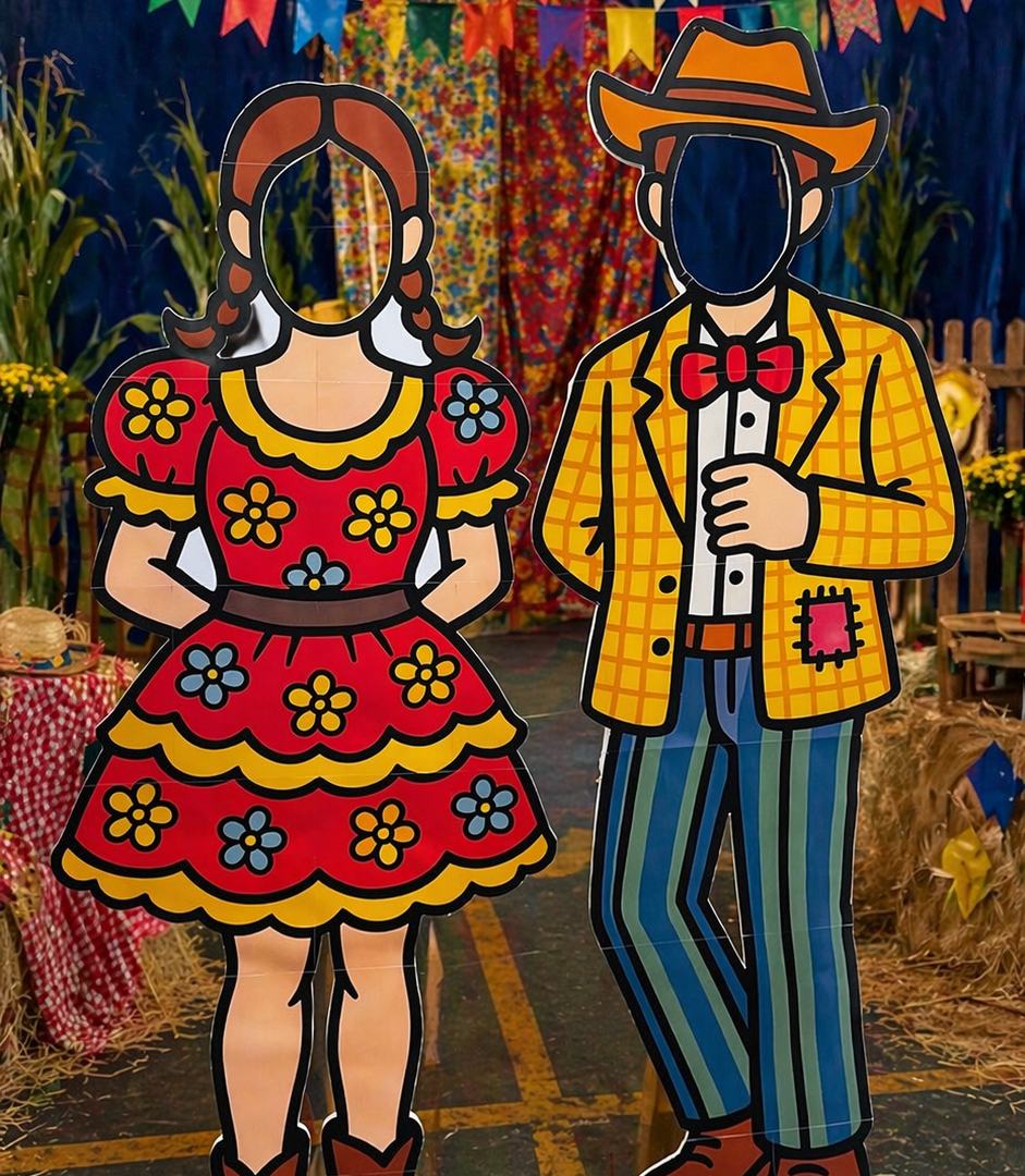 Totem Festa Junina (dupla)