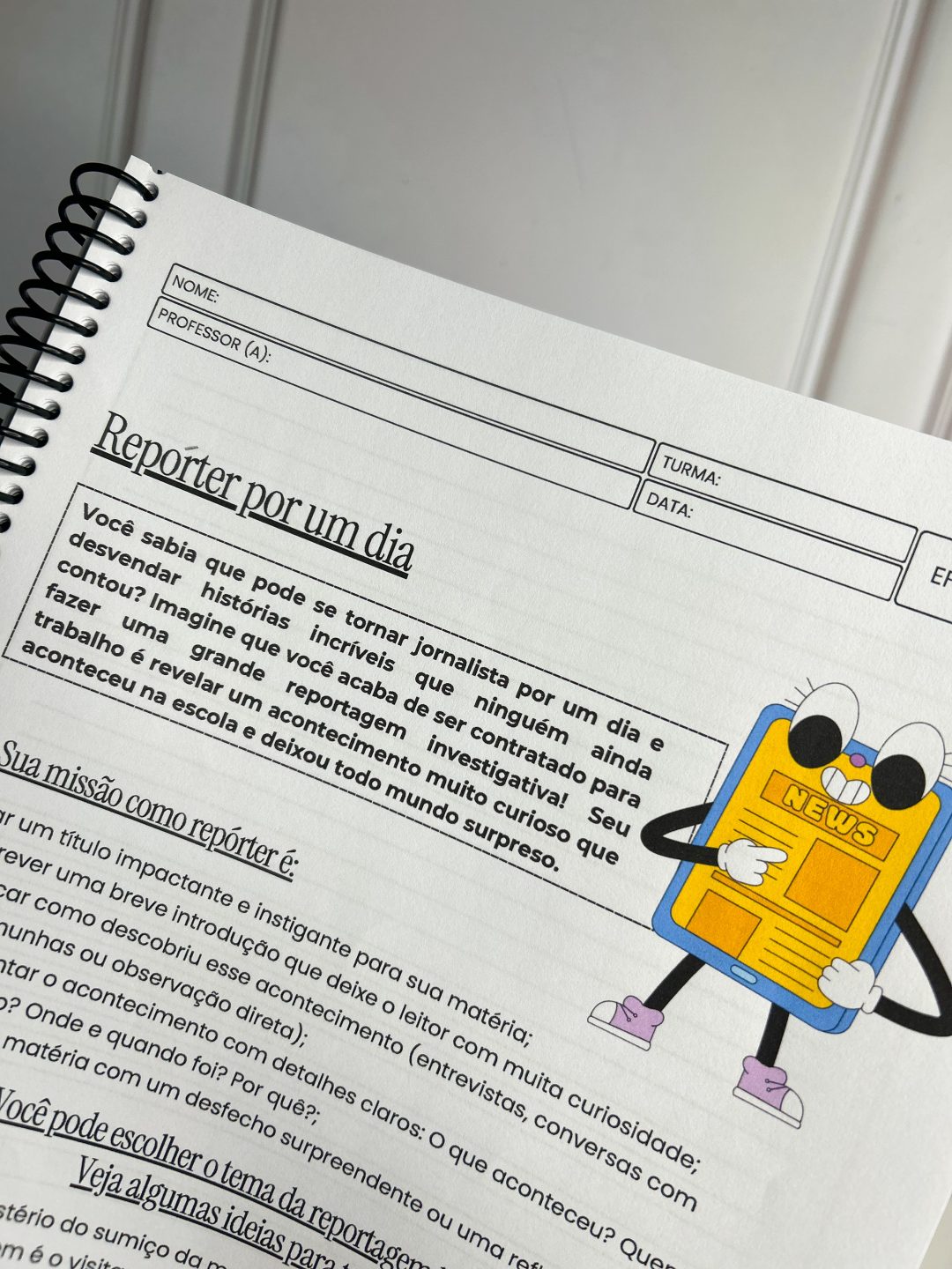 Apostila de Produções de textos 6º e 7º ano. - Image 7