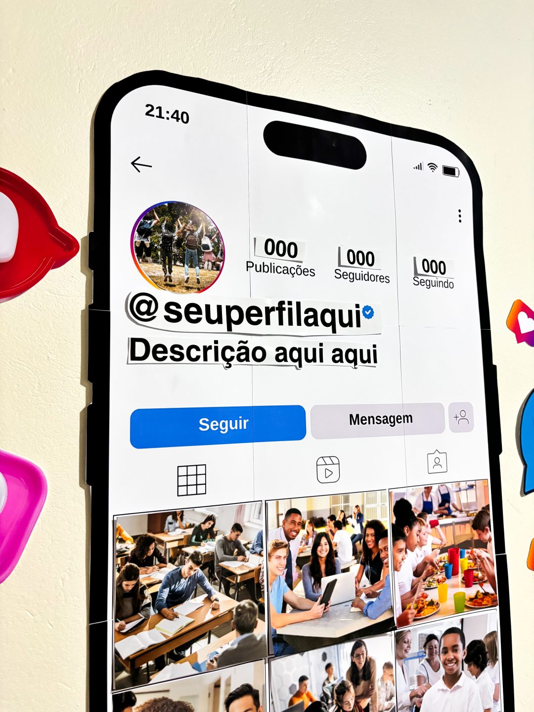 Painel Instagram - Editável - Imagem 2