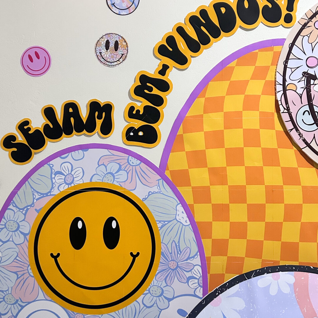 Painel Sejam bem-vindos! Smile