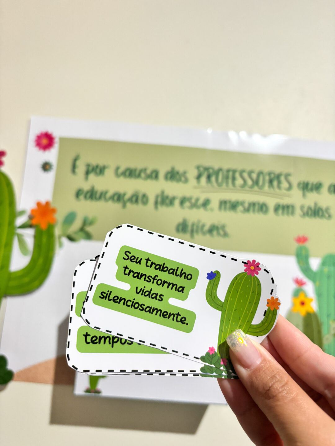 Acolhida aos professores - Cactos #coordenacao - Imagem 2