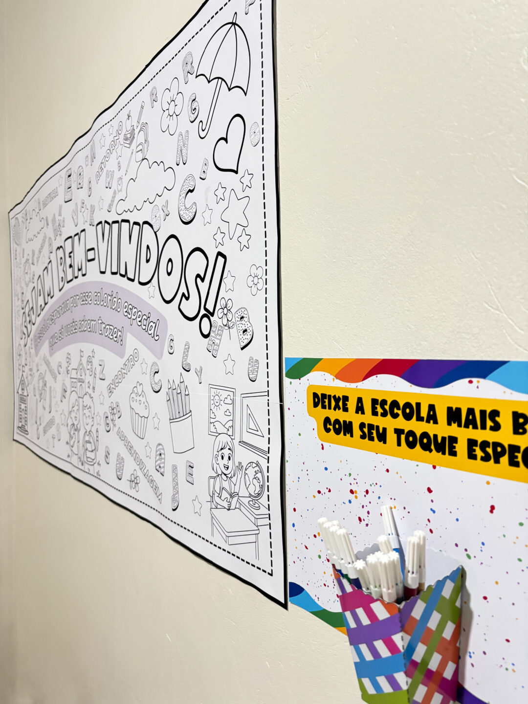 Acolhida aos estudantes - Para colorir - Imagem 4