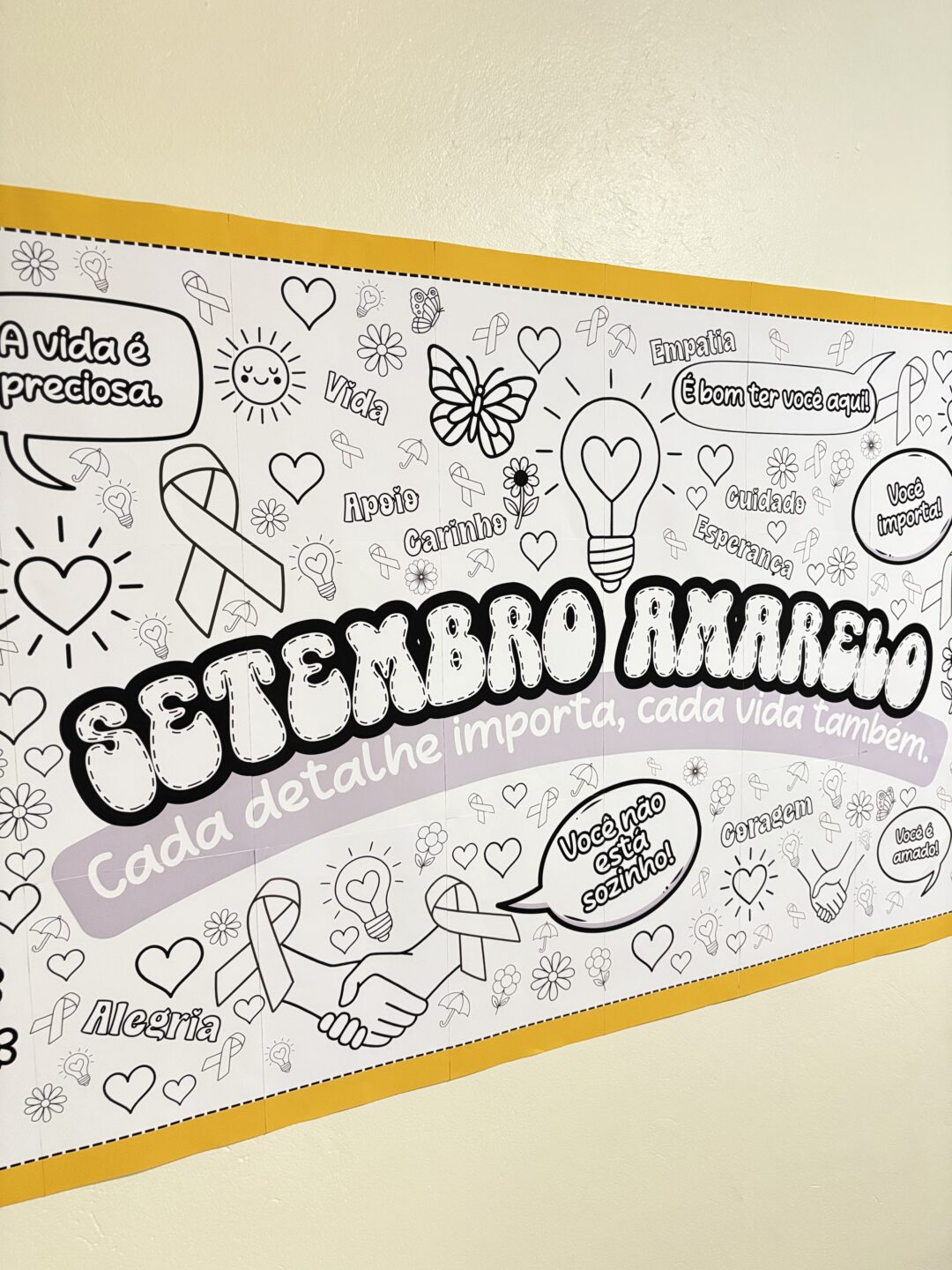 Painel coletivo Setembro Amarelo - Imagem 7