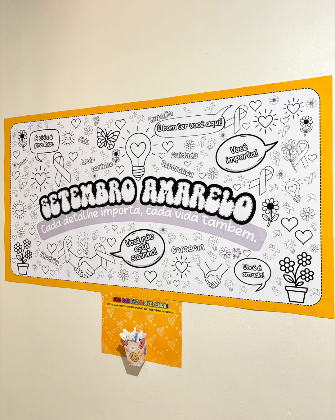 Painel coletivo Setembro Amarelo - Imagem 6
