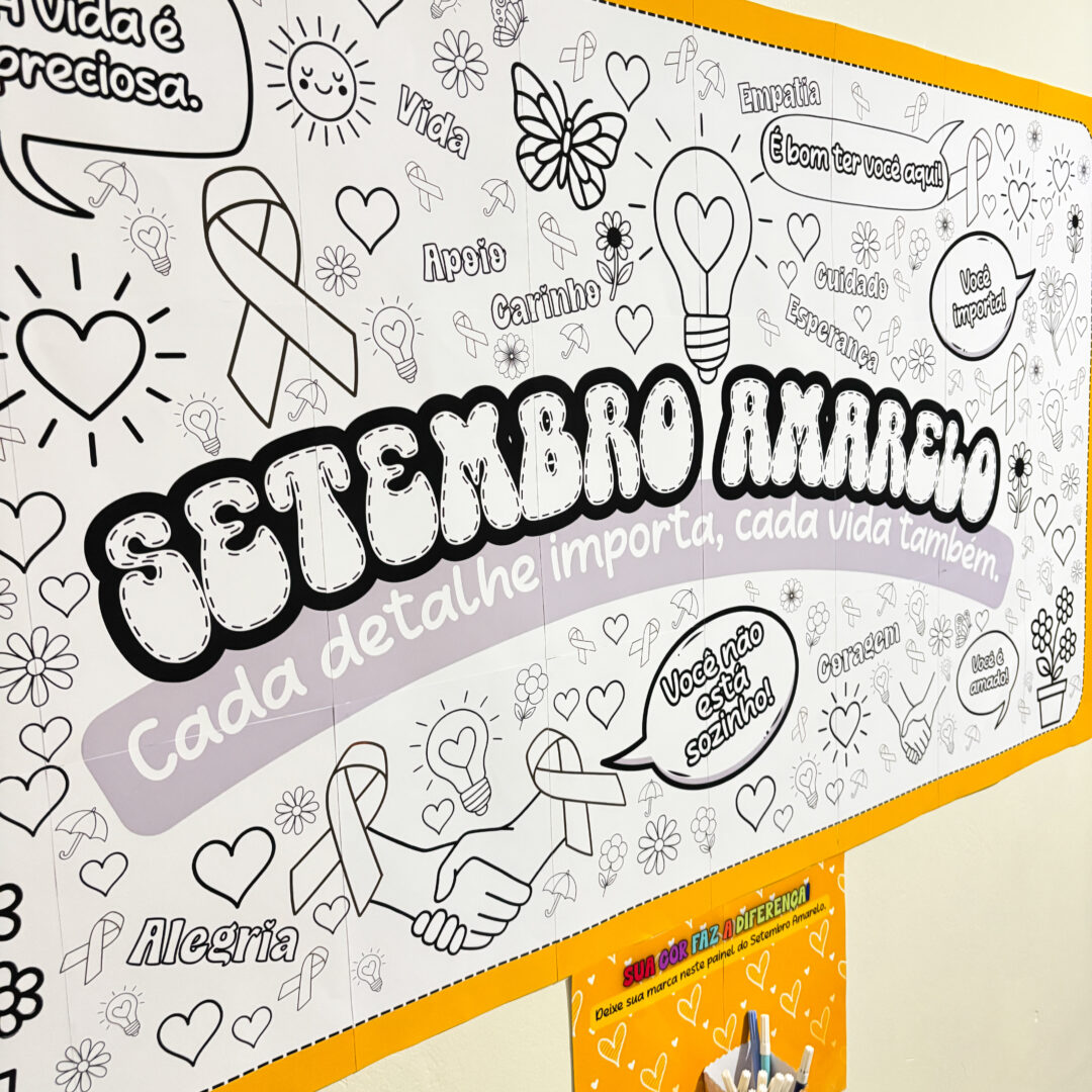 Painel coletivo Setembro Amarelo