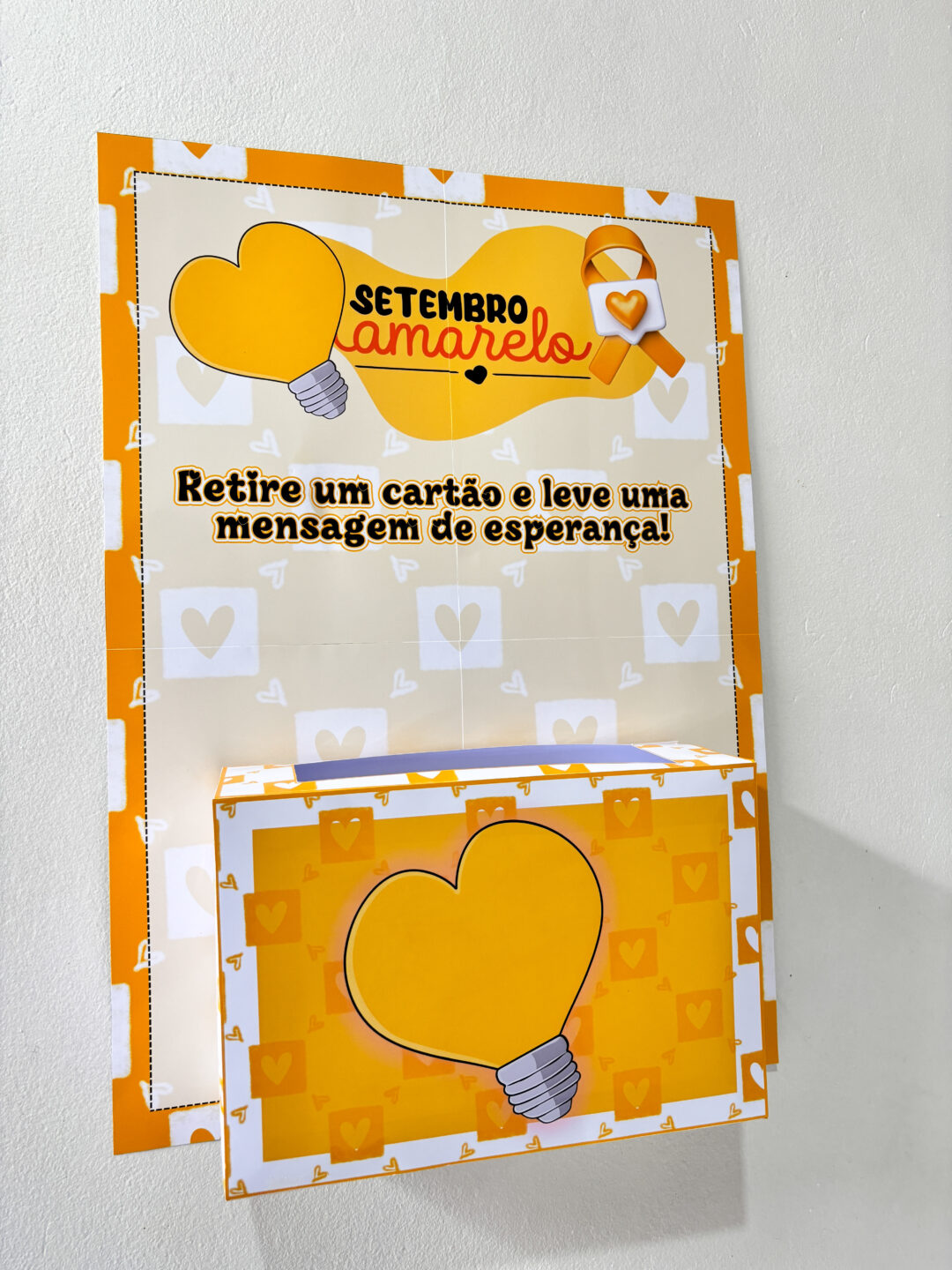 Setembro Amarelo: painel, dinâmica e mensagens. - Imagem 8