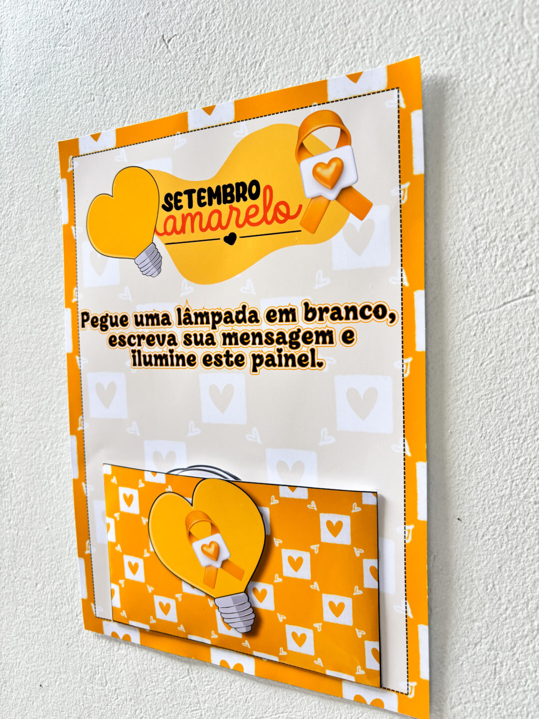 Setembro Amarelo: painel, dinâmica e mensagens. - Imagem 7