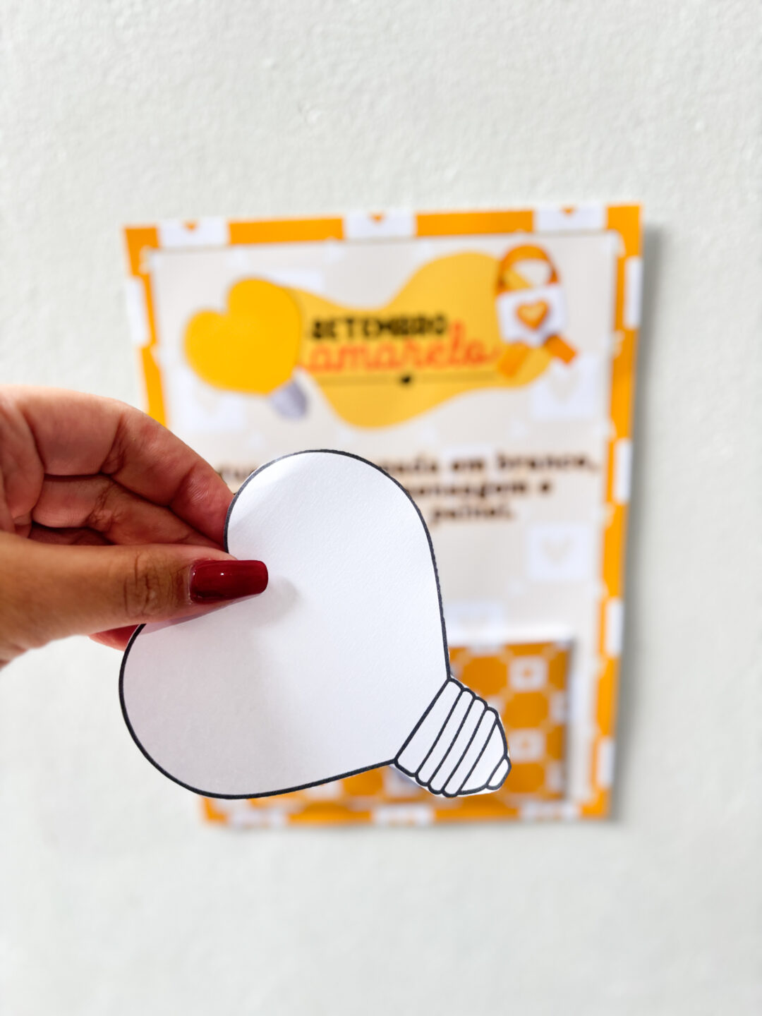 Setembro Amarelo: painel, dinâmica e mensagens. - Imagem 6