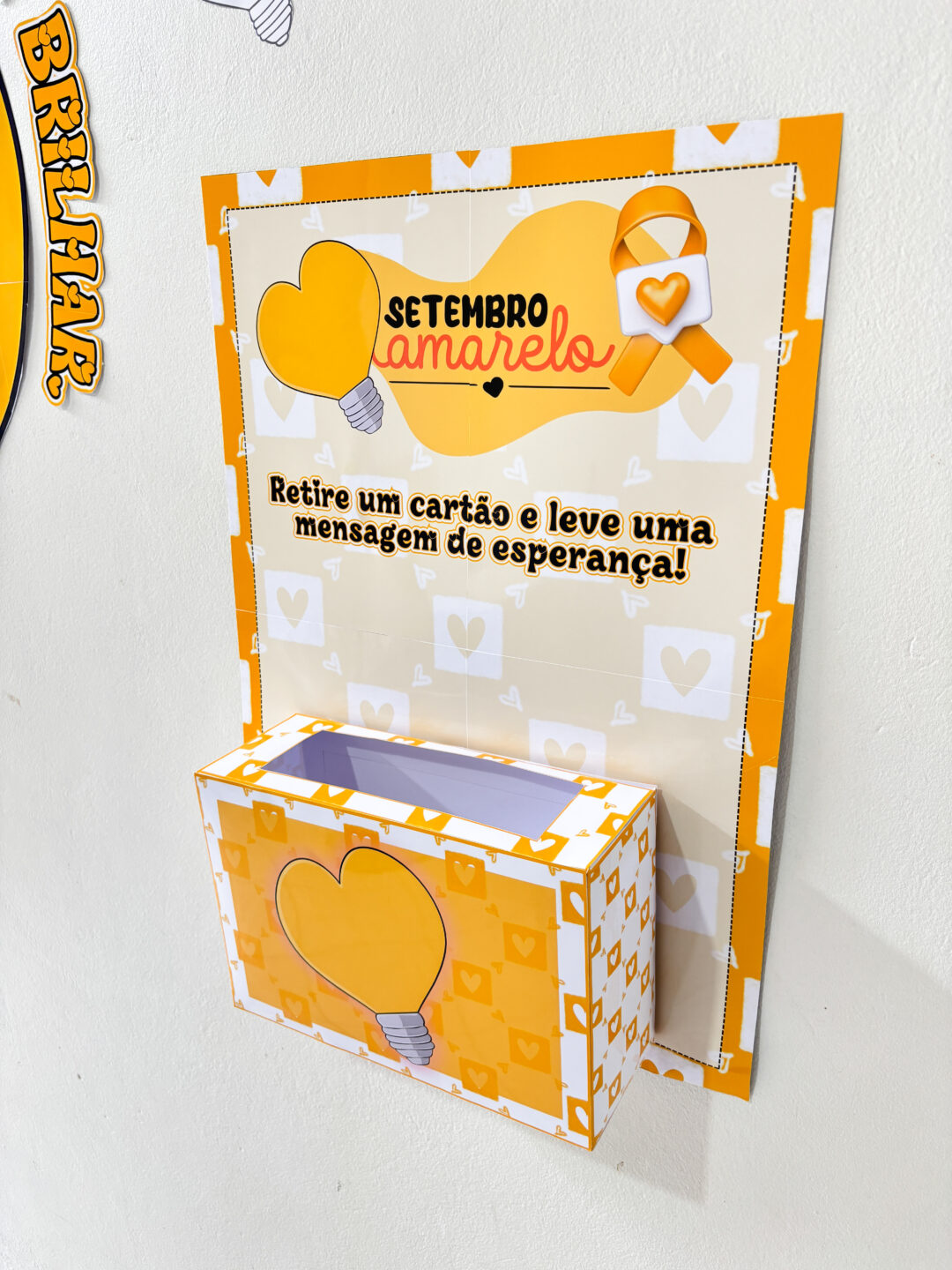 Setembro Amarelo: painel, dinâmica e mensagens. - Imagem 2