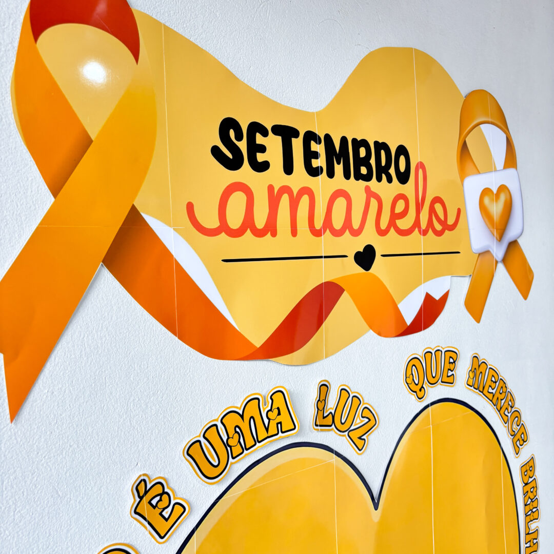 Setembro Amarelo: painel, dinâmica e mensagens.