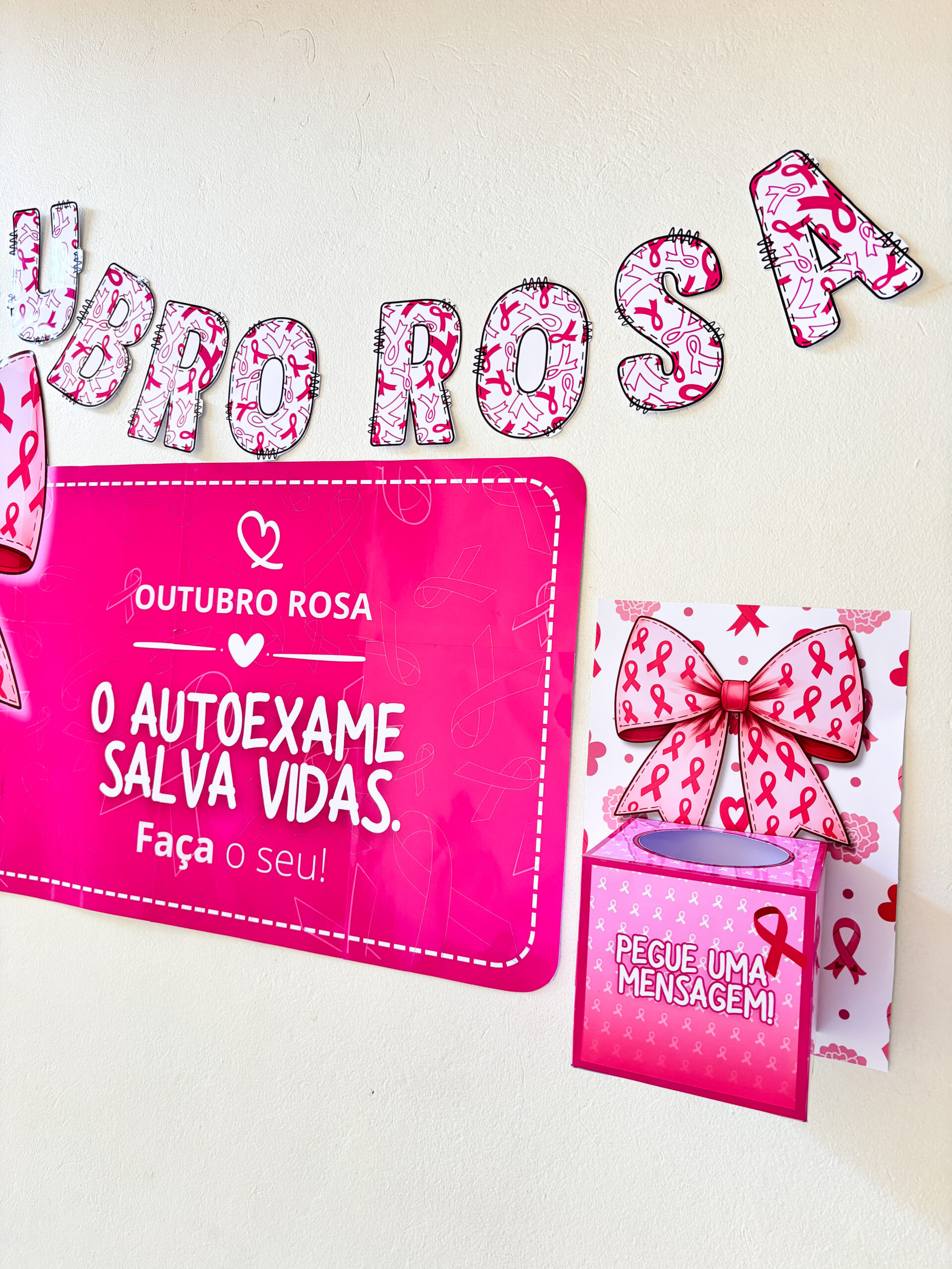 Outubro Rosa - Laço - Imagem 8