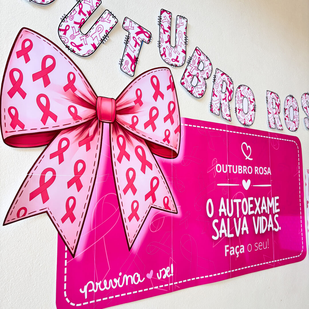 Outubro Rosa - Laço