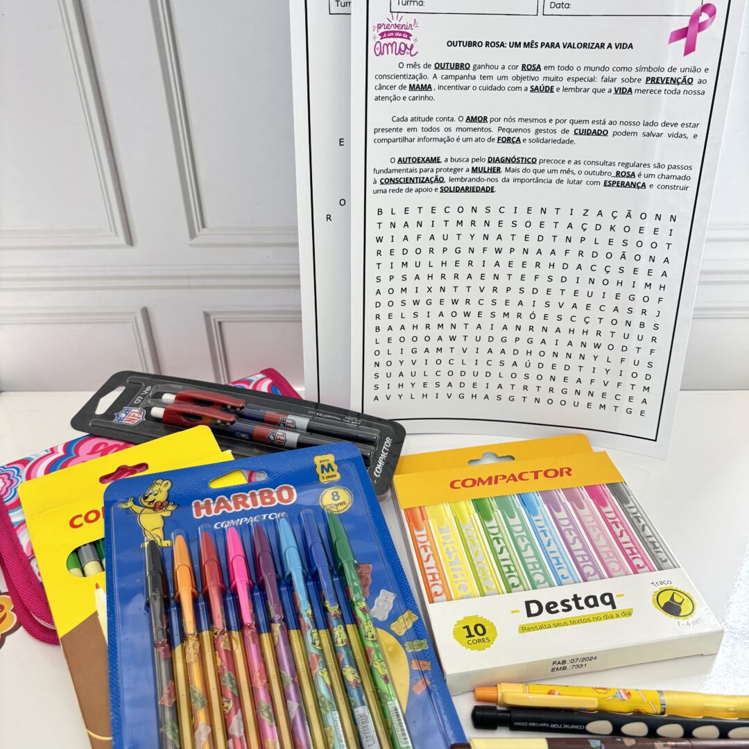 Outubro Rosa - Gratuito - Parceria Compactor