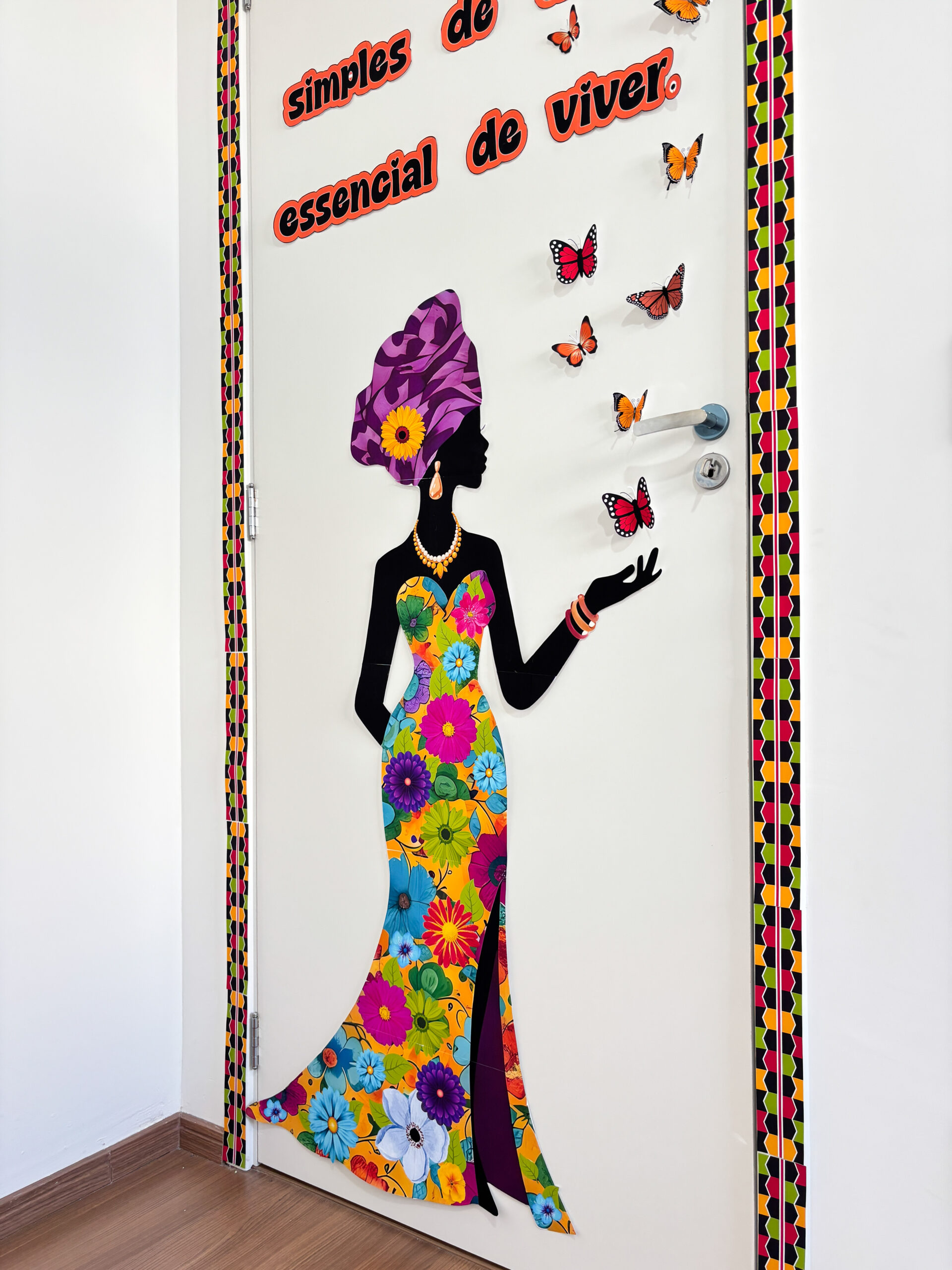 Painel de porta Consciência Negra