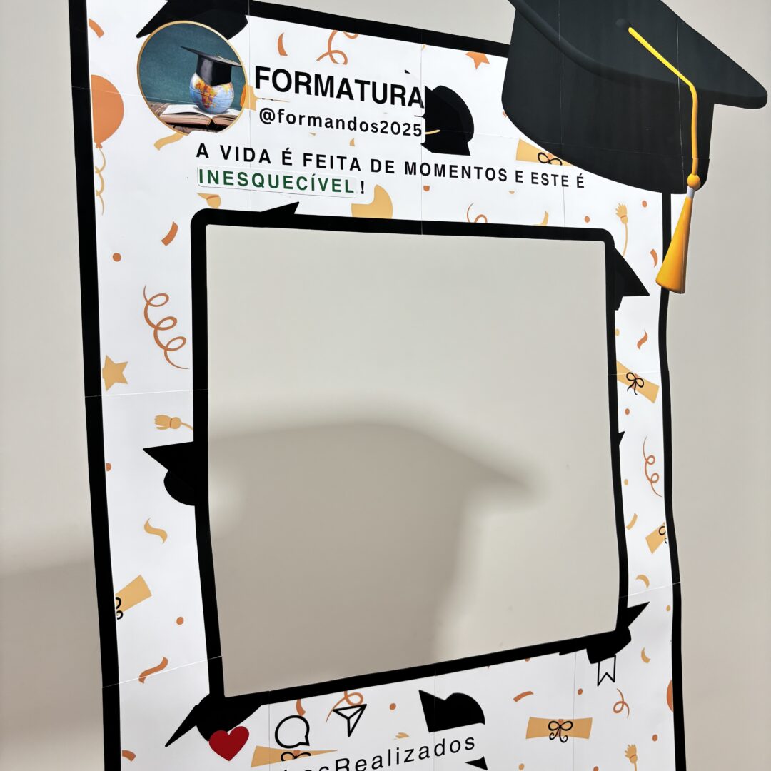 Moldura de fotos - Formatura 2025