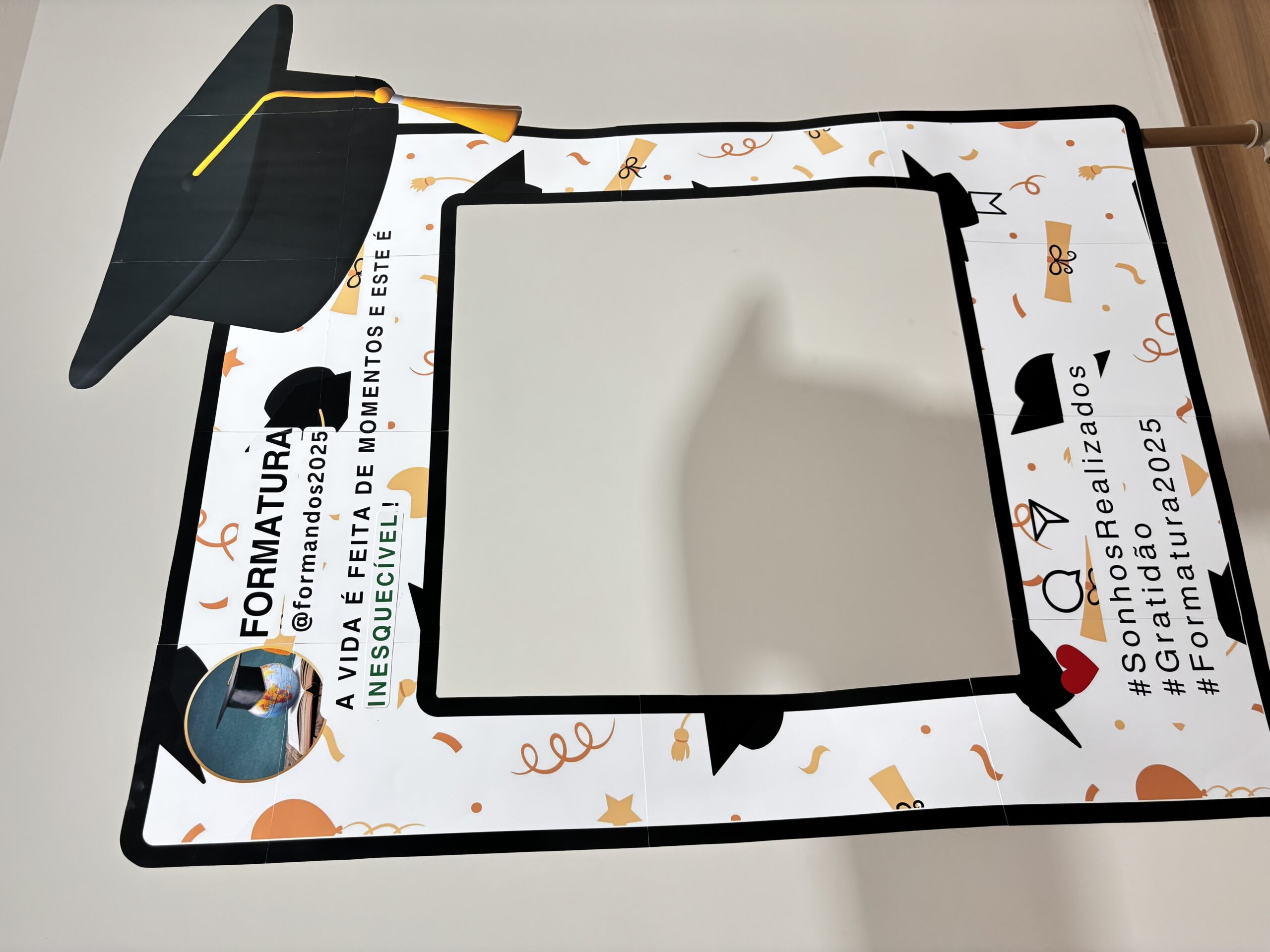 Moldura de fotos - Formatura 2025