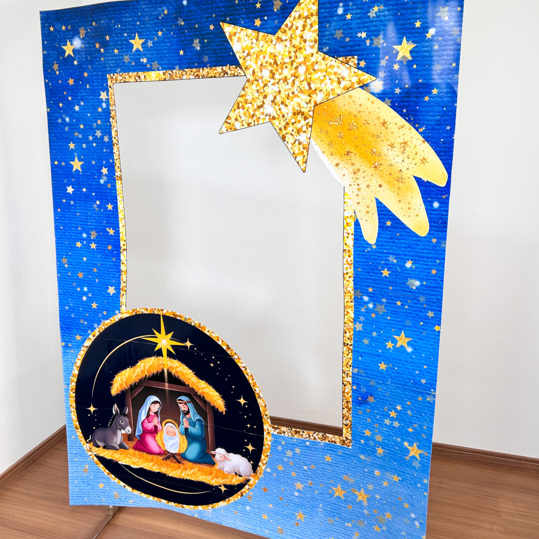 Moldura fotos - Natal - Presépio