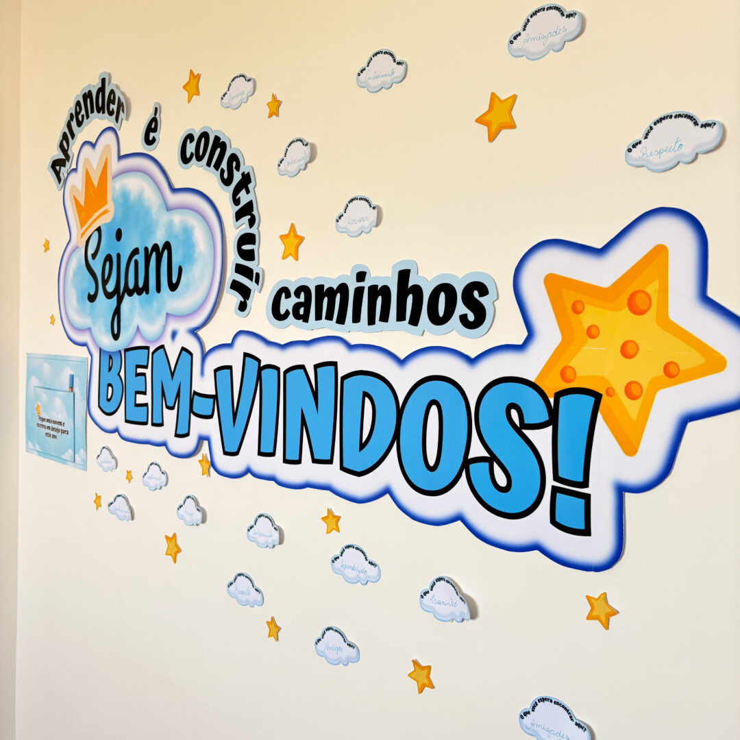 Painel de boas-vindas + Dinâmica