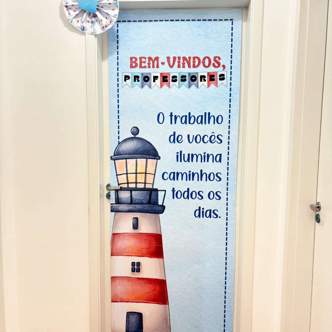 FAROL - Painel de porta - Acolhida aos professores