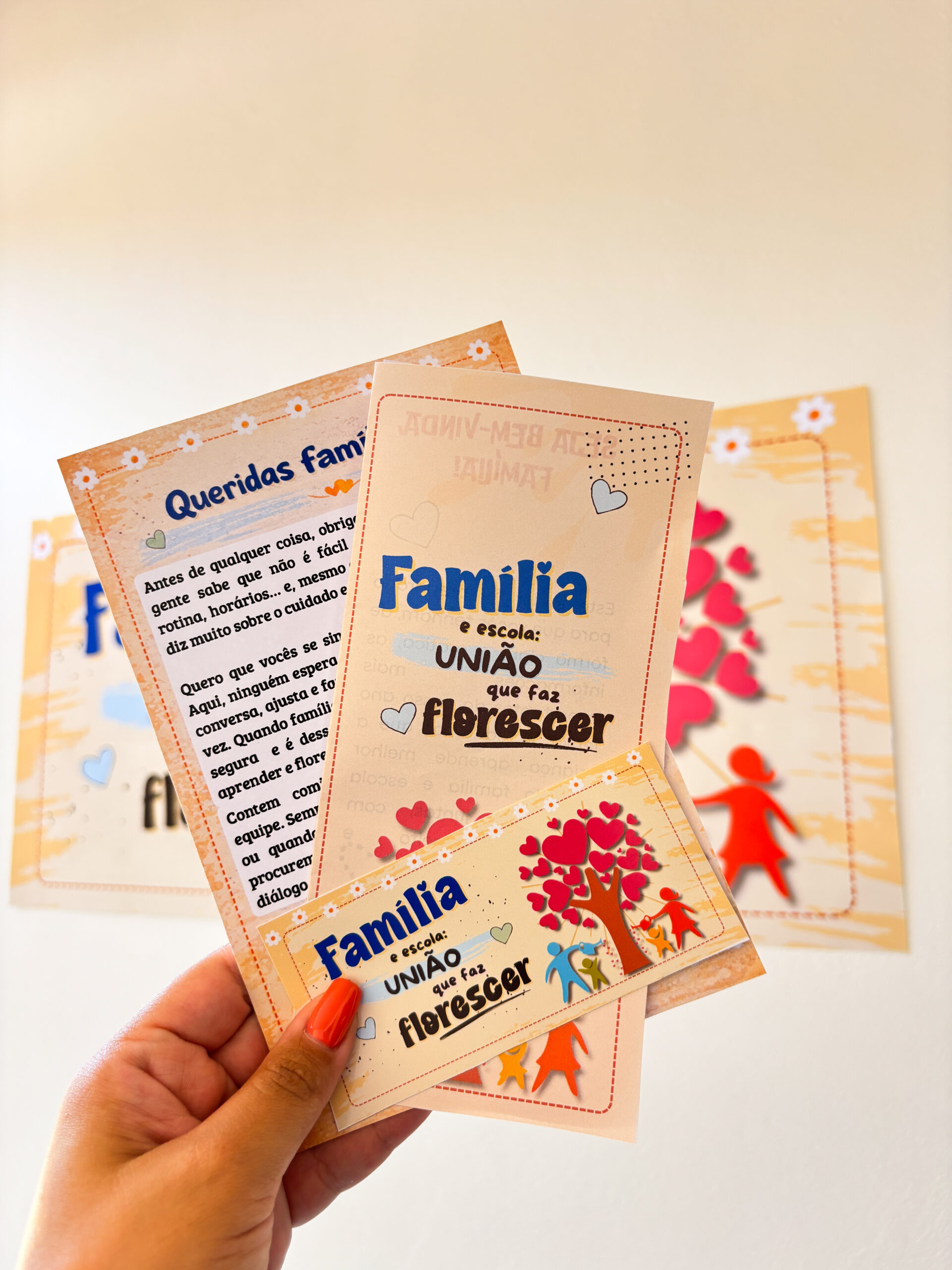 Kit reunião com as famílias