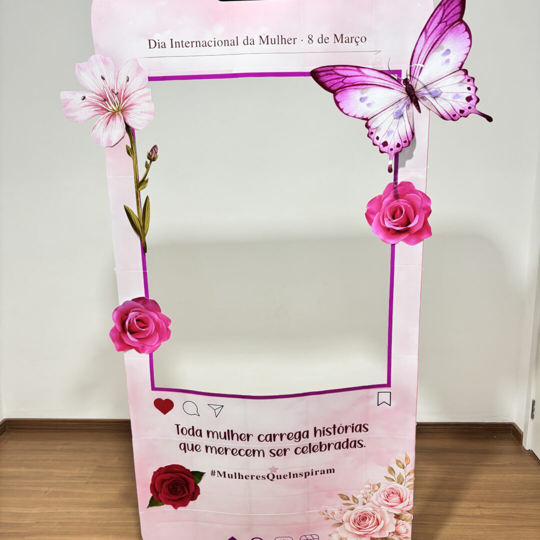 Moldura de fotos - Dia das Mulheres