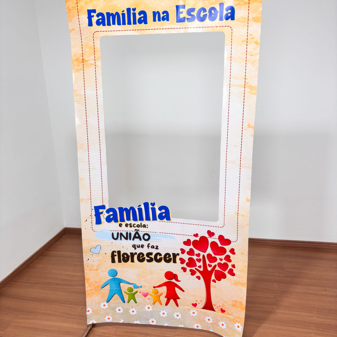 Moldura de fotos - Família na Escola