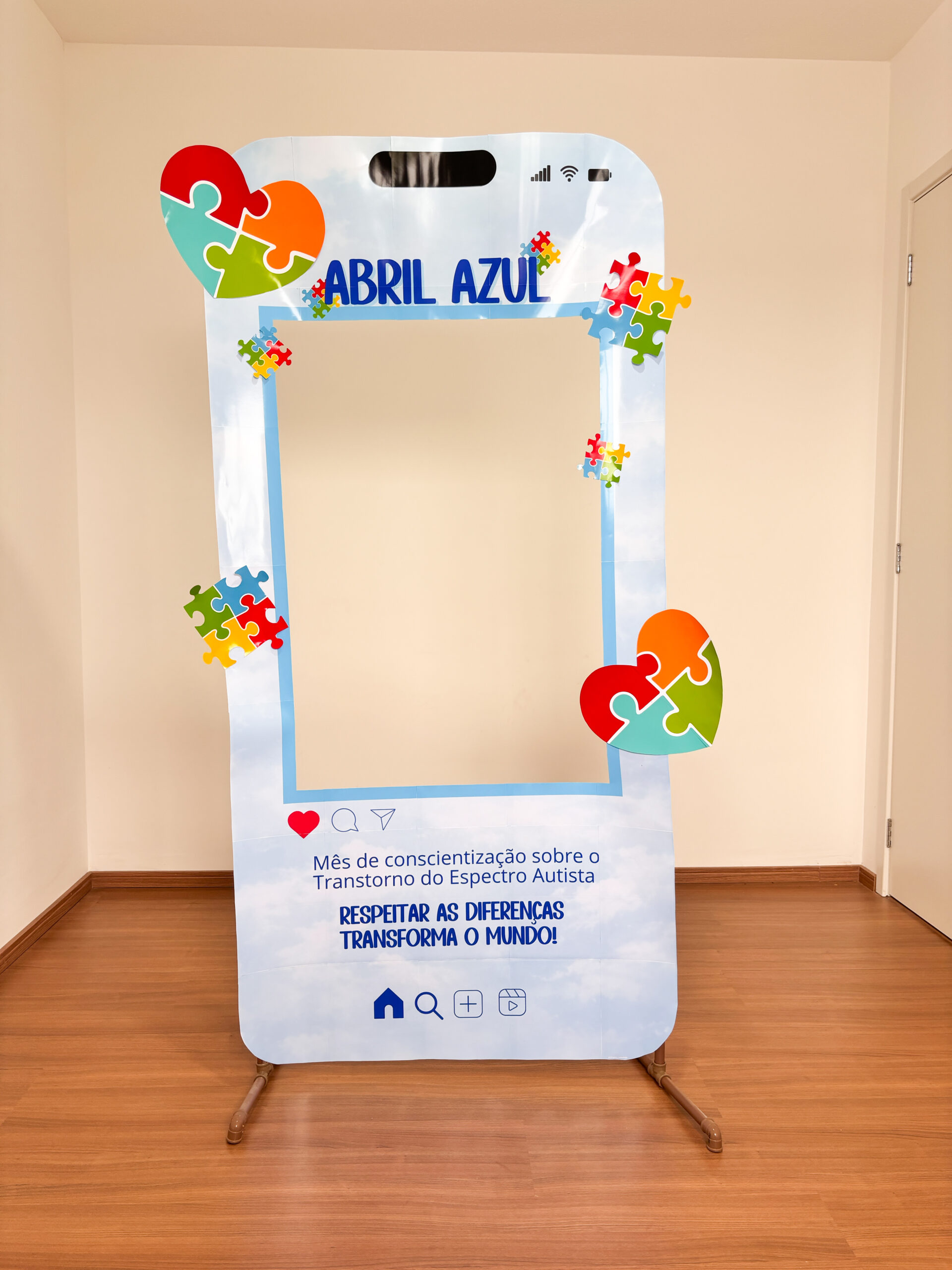 Moldura de fotos - Abril Azul - Imagem 6