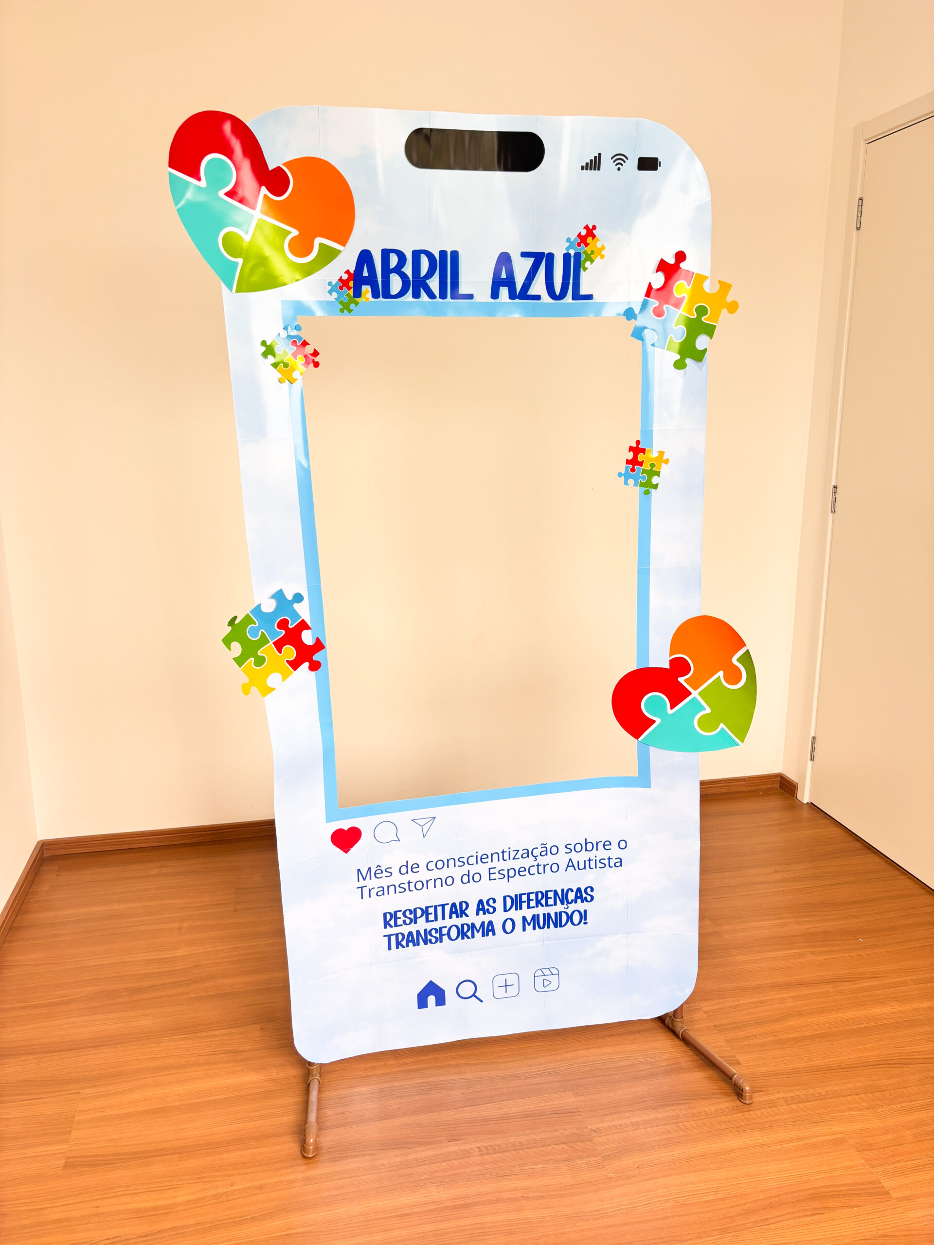 Moldura de fotos - Abril Azul - Imagem 4