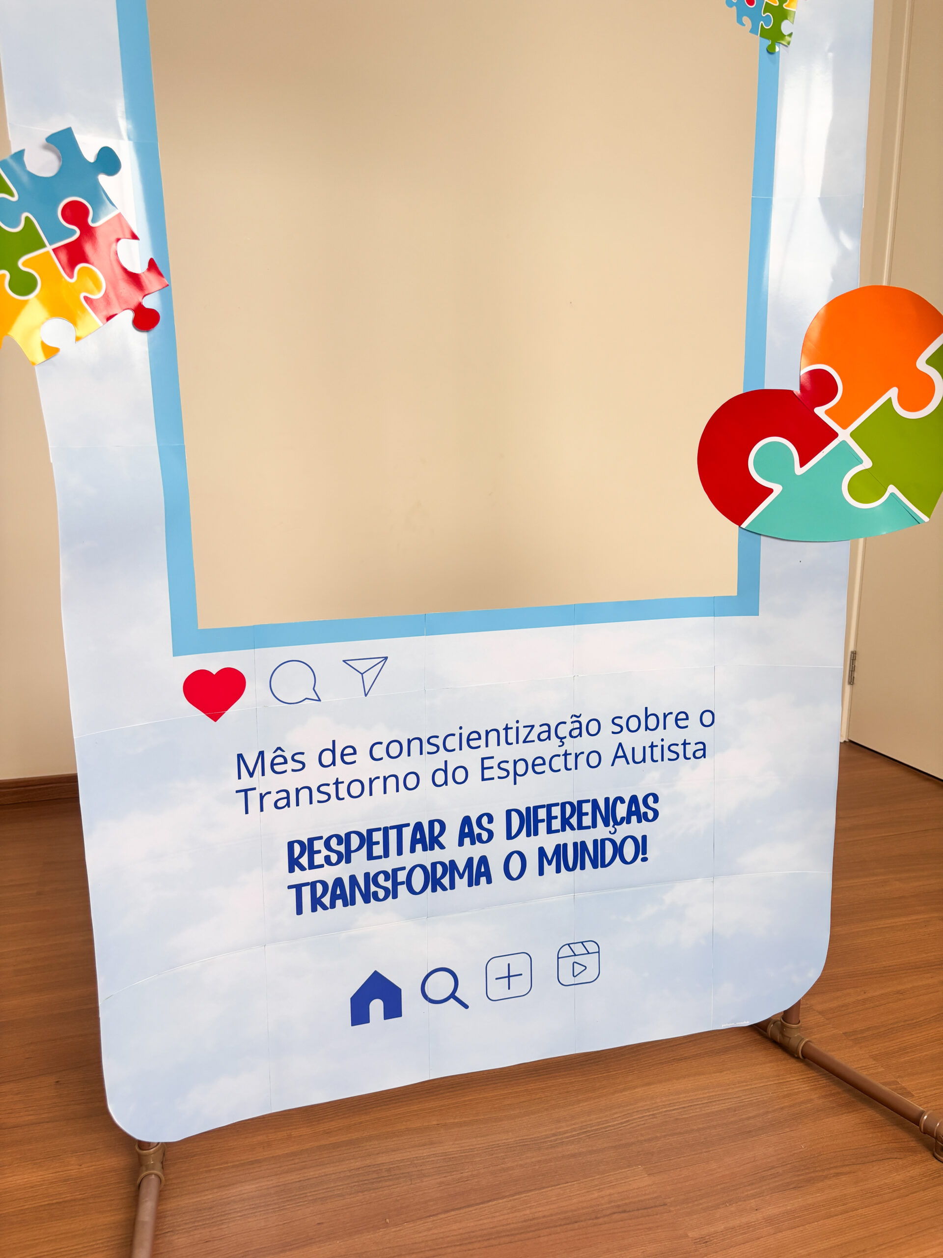 Moldura de fotos - Abril Azul - Imagem 3