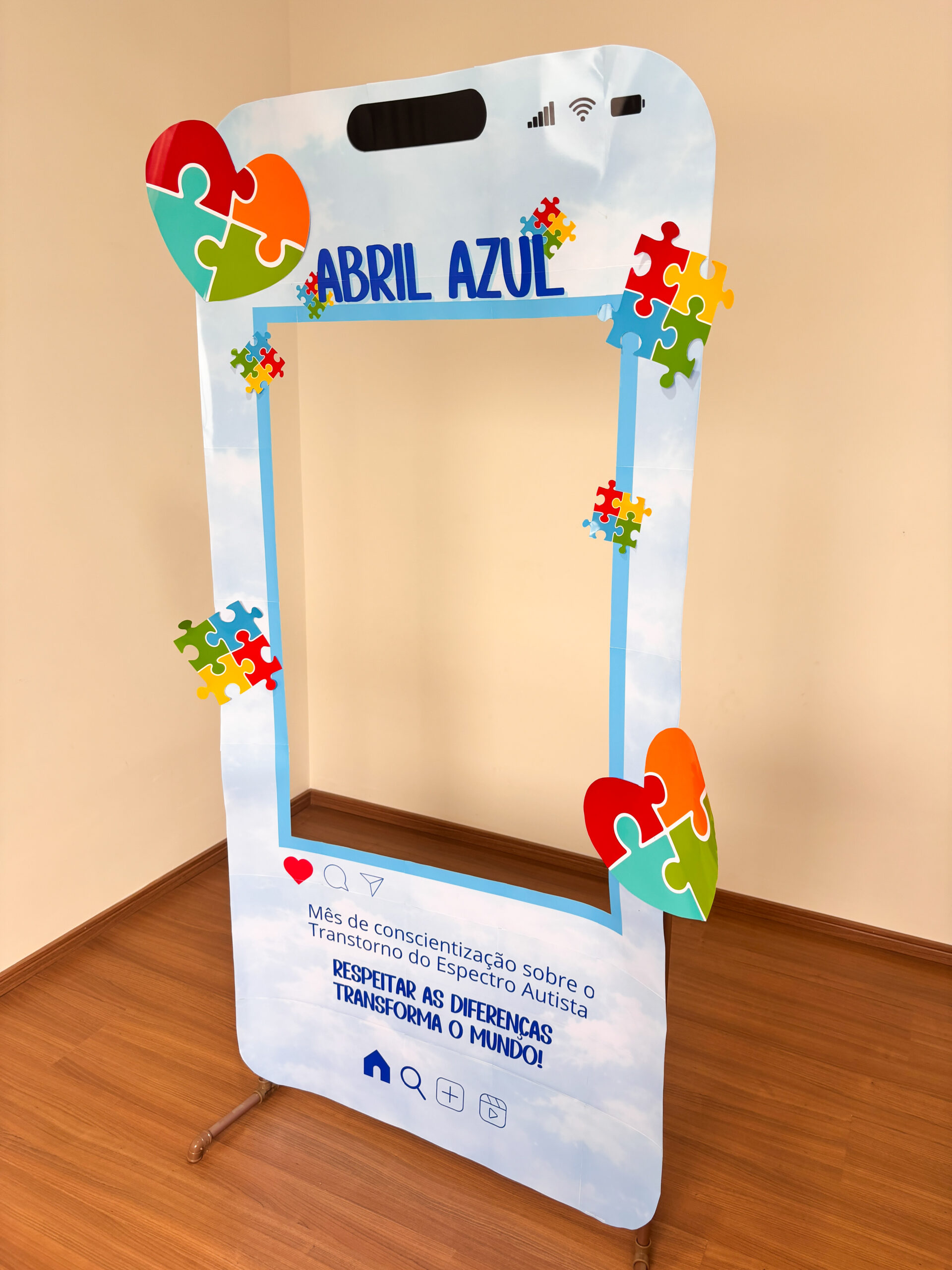 Moldura de fotos - Abril Azul - Imagem 2