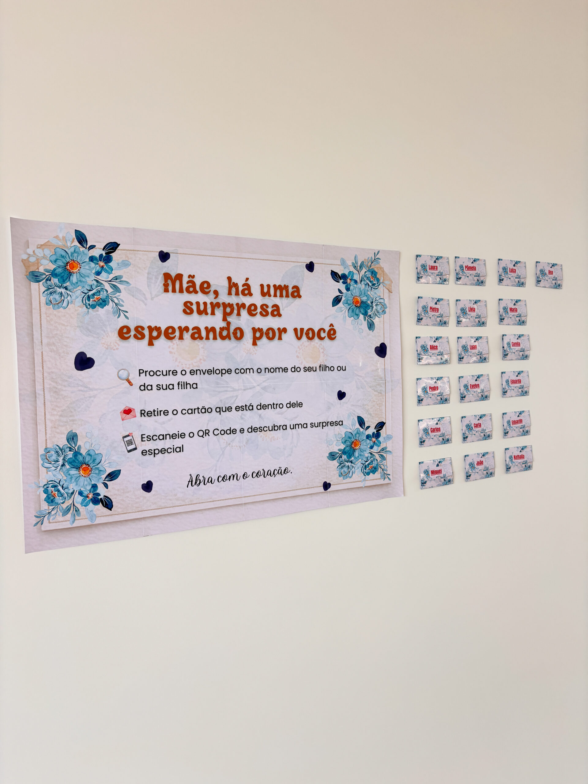 Cartaz + cartão Dia das Mães com QR Code - Imagem 6