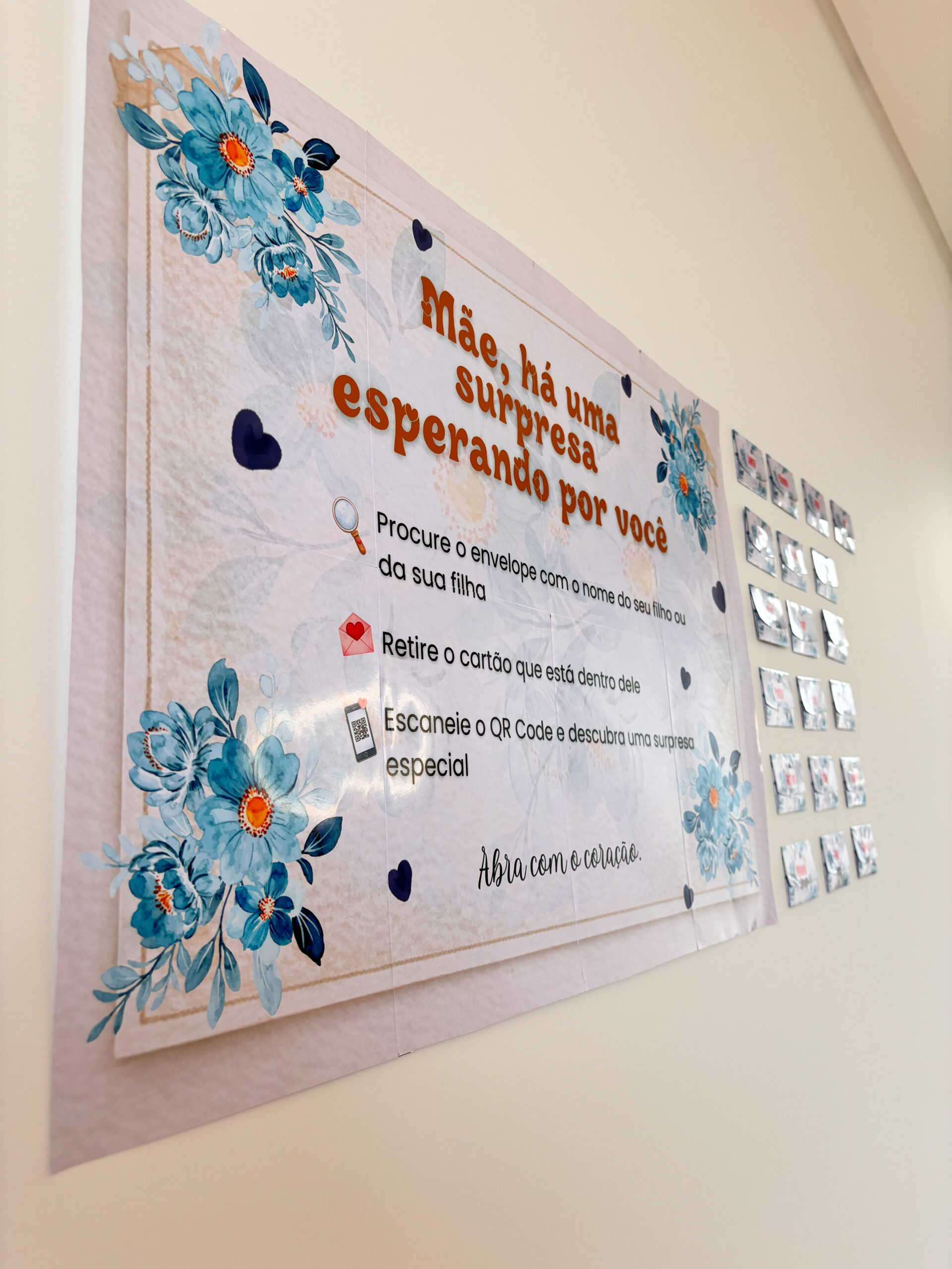 Cartaz + cartão Dia das Mães com QR Code - Imagem 2