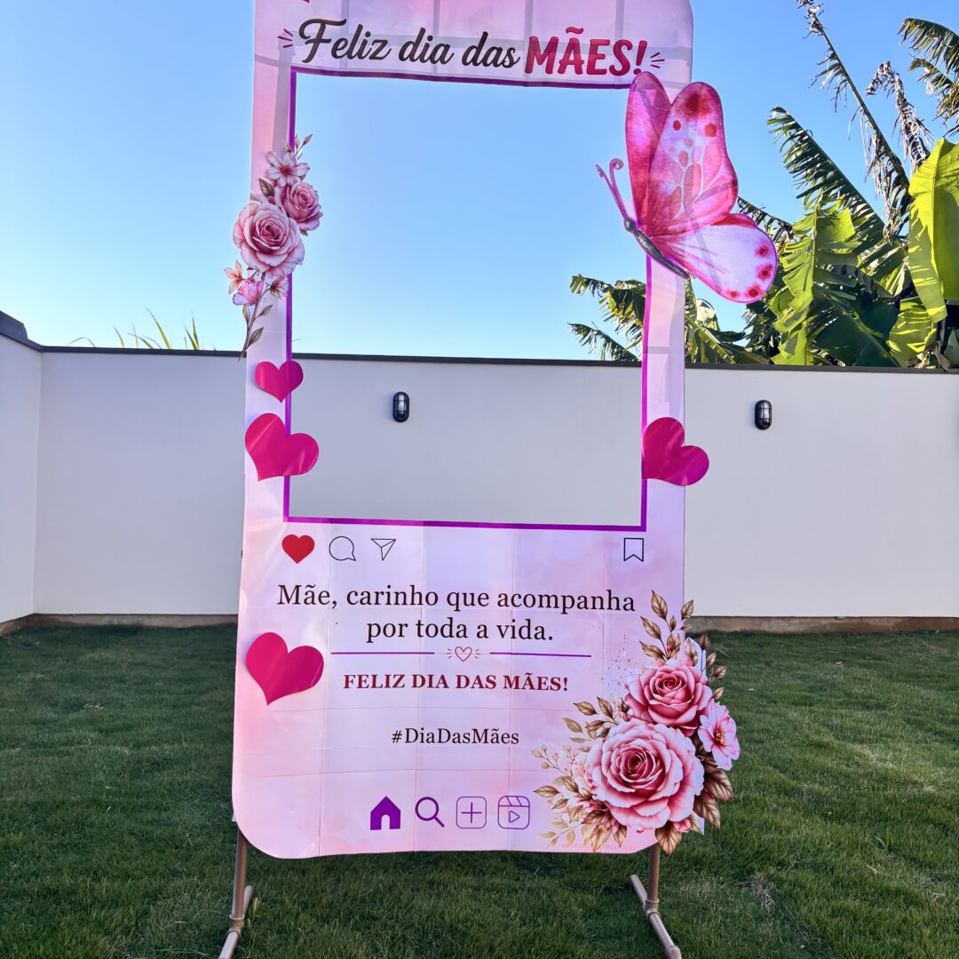 Moldura de fotos - Dia das Mães