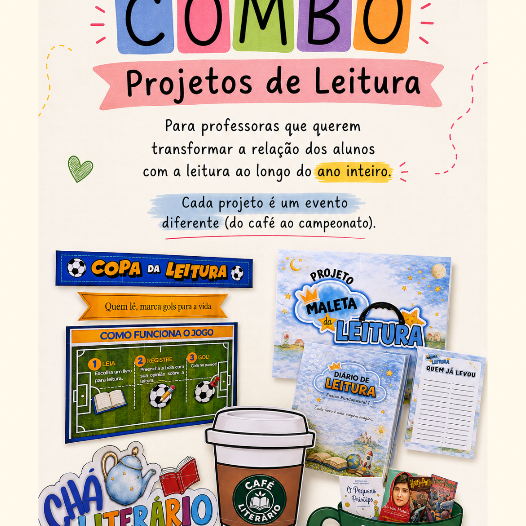 COMBO - Projetos de Leitura