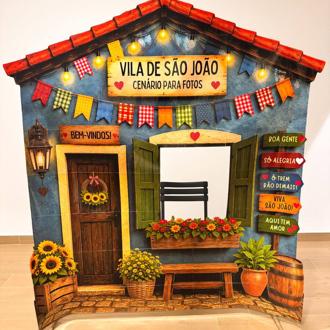 Cenário para fotos - Vila de São João