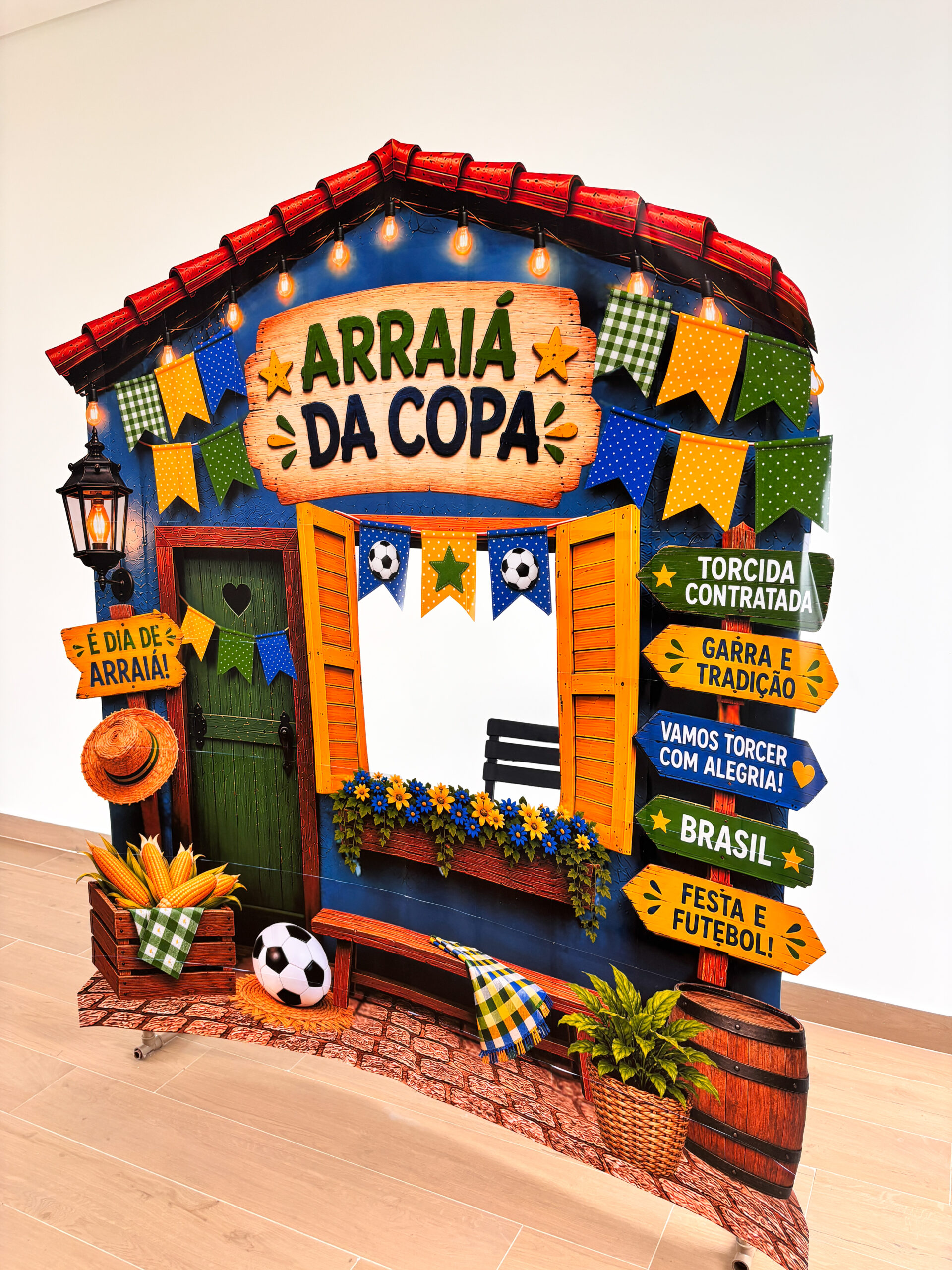 Cenário de fotos - Arraiá da Copa - Imagem 6