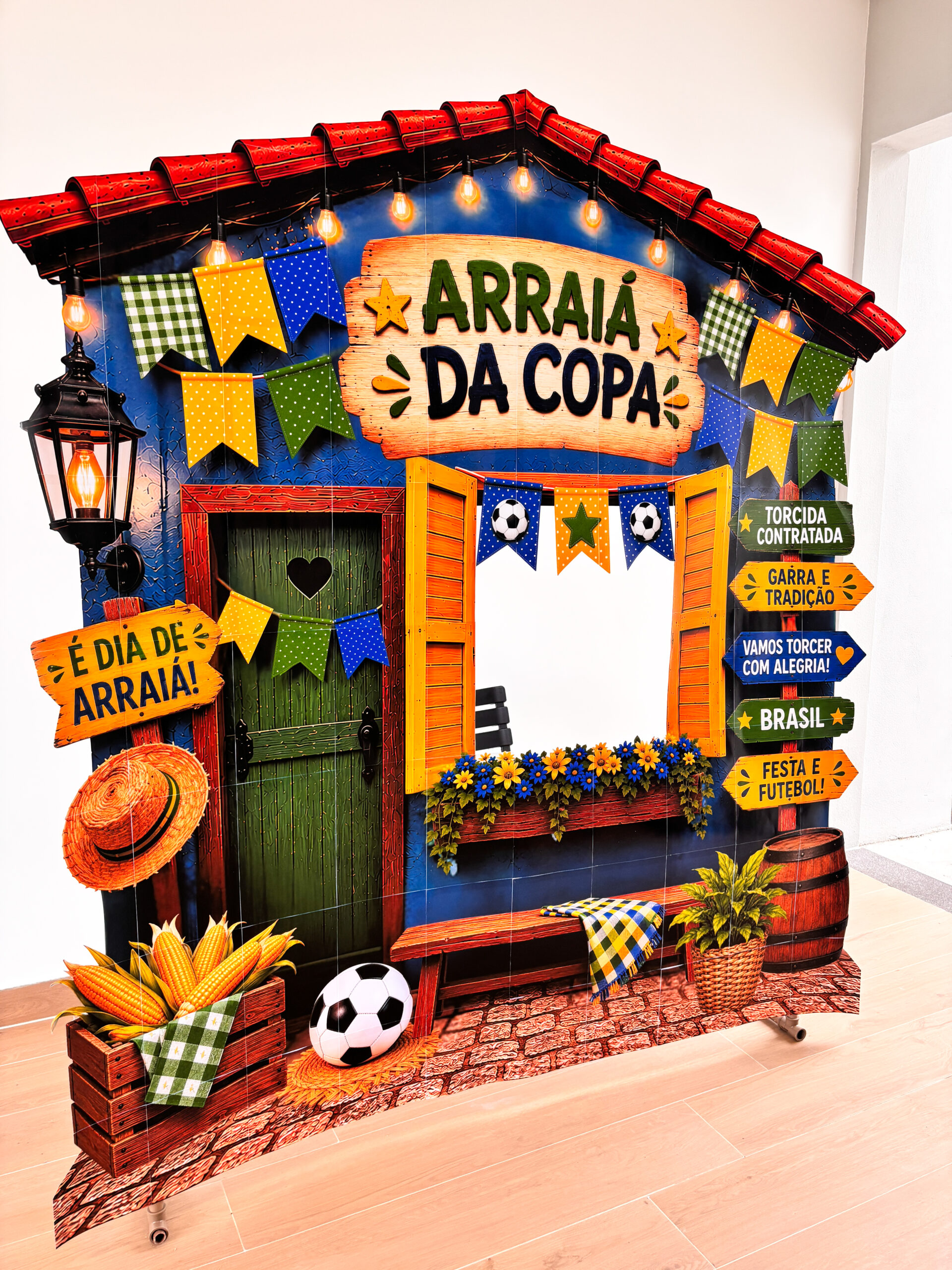 Cenário de fotos - Arraiá da Copa - Imagem 5