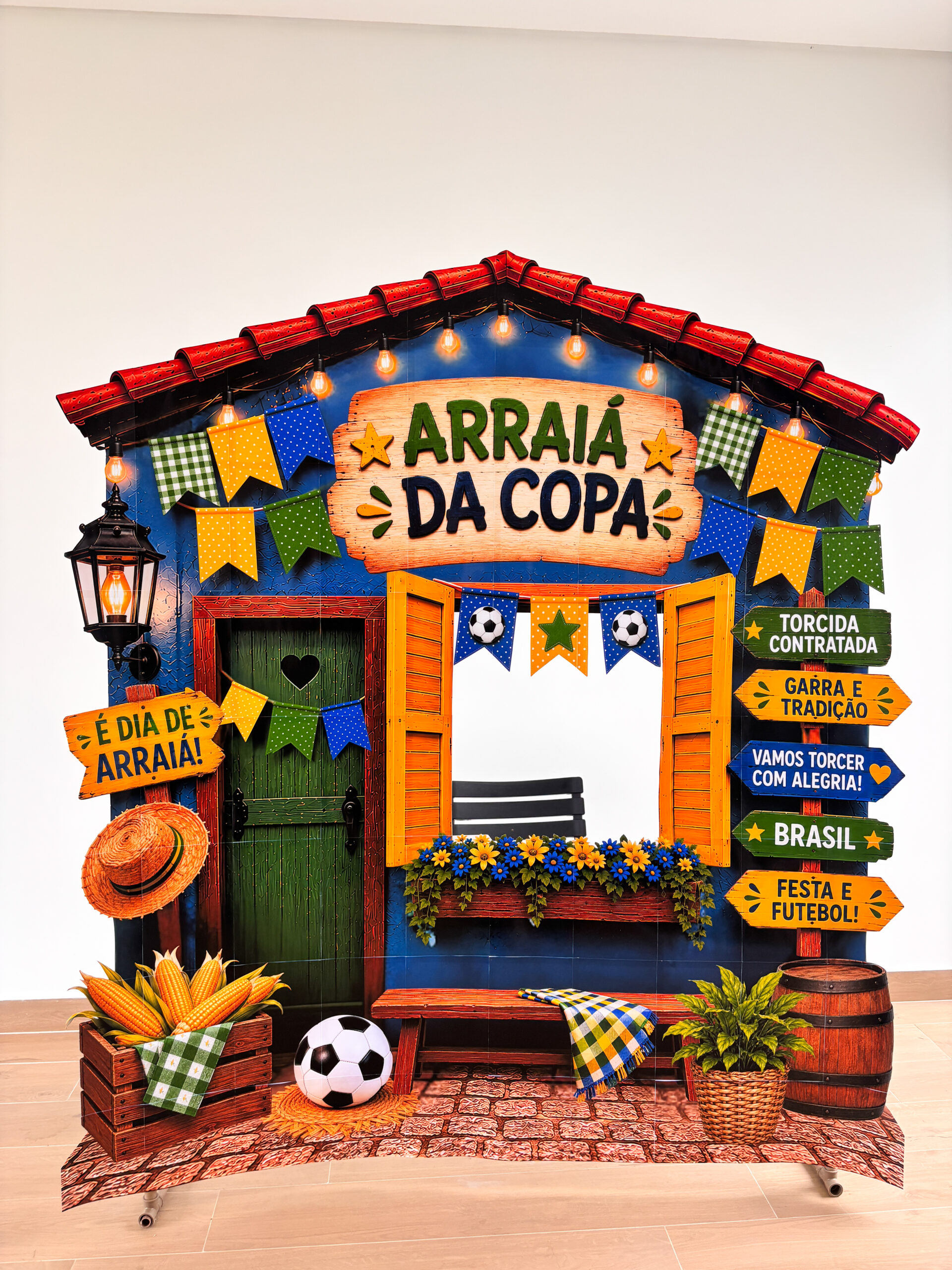 Cenário de fotos - Arraiá da Copa - Imagem 3