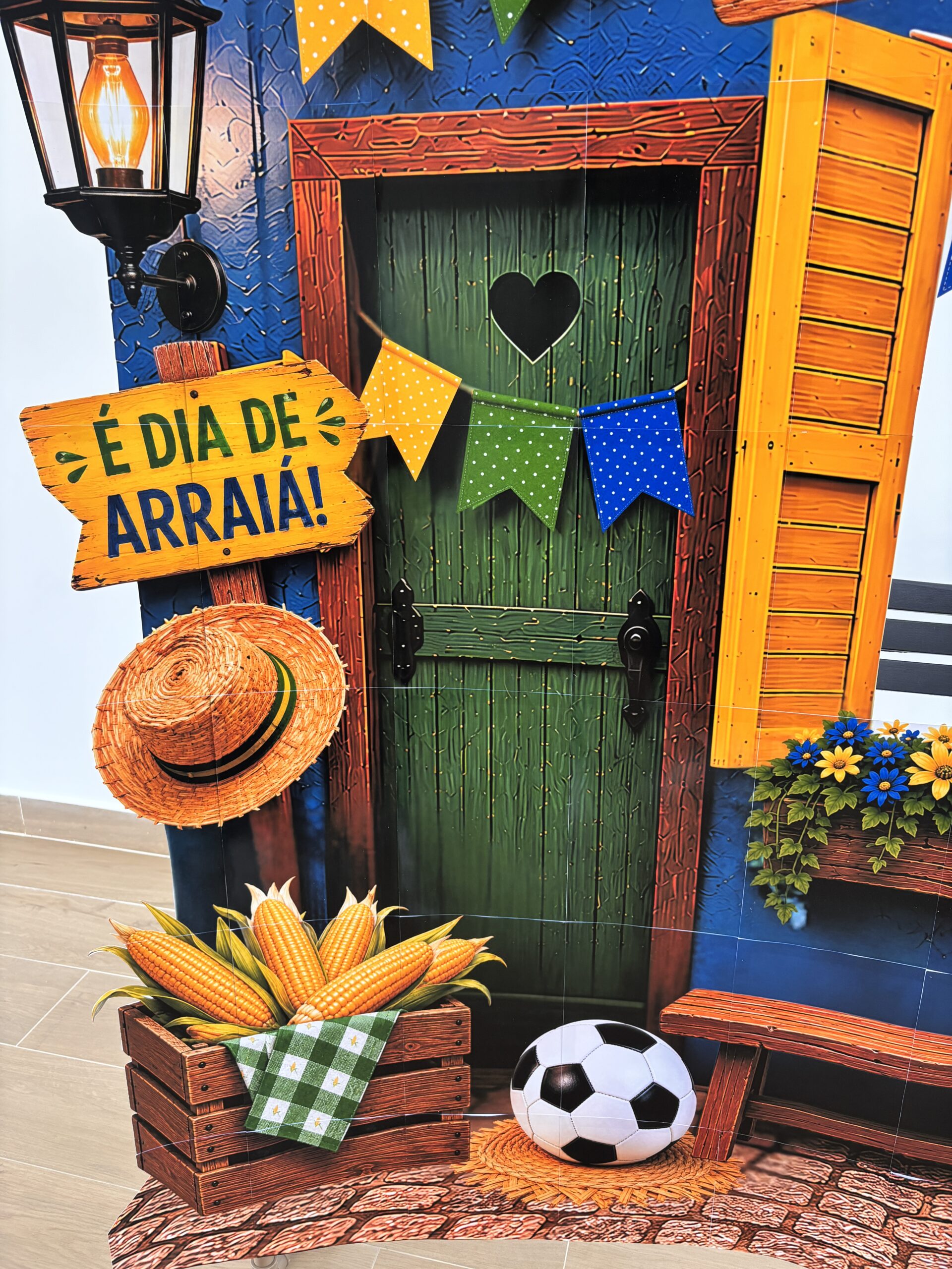 Cenário de fotos - Arraiá da Copa - Imagem 2