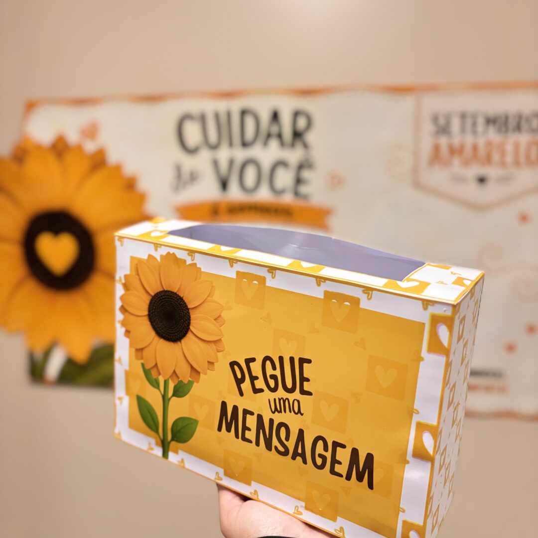 CARTAZ, CAIXAS E MENSAGENS - Setembro Amarelo